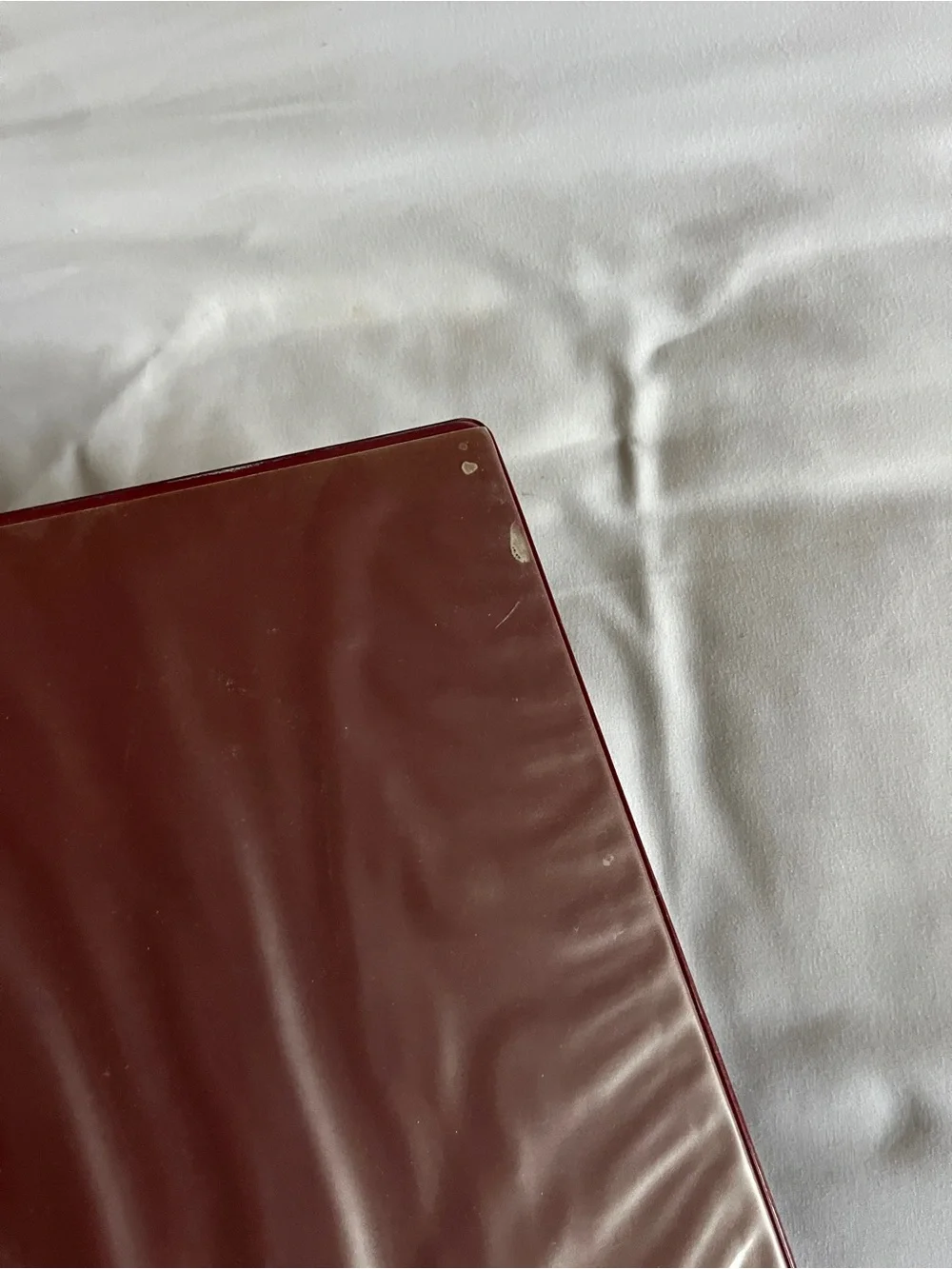 Samsill Maroon 3-Ring Binder 1.5” Spine 1” Round Ring Inside Pocket